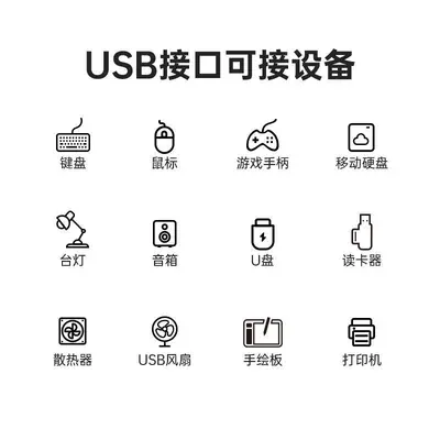 Pinsheng Tip-C 5-in-1 Multifunctional USB Hub Splitter
