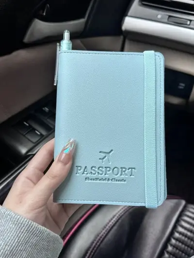 防盗刷RFID旅行外出护照夹保护套封面卡位证件收纳护照包钱包一体 - 11