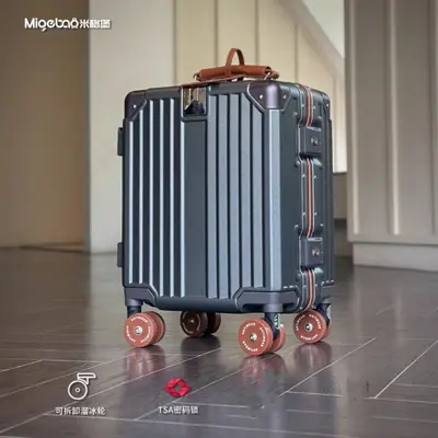14-Inch Children's Carry-On Suitcase with Skate Wheels and Hook - 11