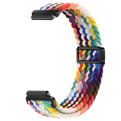 Nylon-Geflecht-Sportarmband mit Magnetverschluss für Huawei, Samsung, Garmin - 7