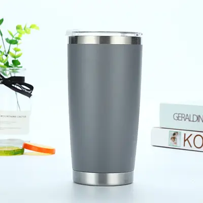 Sınır Ötesi 20oz 304 Paslanmaz Çelik Çift Katmanlı Vakumlu Araç Bardağı - 8