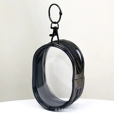Transparente Datenkabel Aufbewahrungstasche, kleine staubdichte handgefertigte Baby-Display-Tasche, tragbare Tasche, Kopfhörer Aufbewahrungsbox, Organizer-Tasche - 10