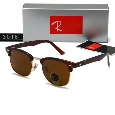 Sonnenbrille mit Glasgläsern im Orangen-Design 93016 - 9