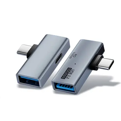 3-in-1 OTG adaptörü, USB-C to USB, 100W PD hızlı şarj, veri aktarım - 7