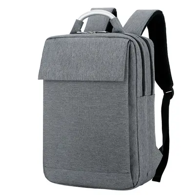 Kore Tarzı Sade Laptop Sırt Çantası İş ve Öğrenci Kullanımı - 5