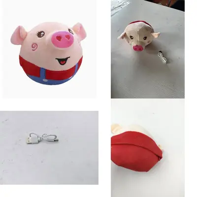 Electric Bouncing Ball Dog Toy with Sound - Durable - 11