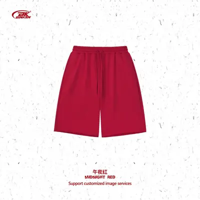 Erkek Yaz Retro Eşofman Şortu, 350G Kumaş, Bol Kesim Koşu Spor Şort - 9