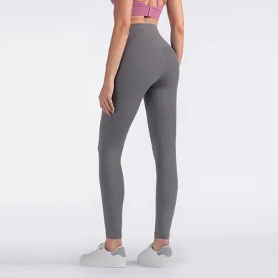 Women's yoga leggings high waist nude-feel pilates fitness pants - 13