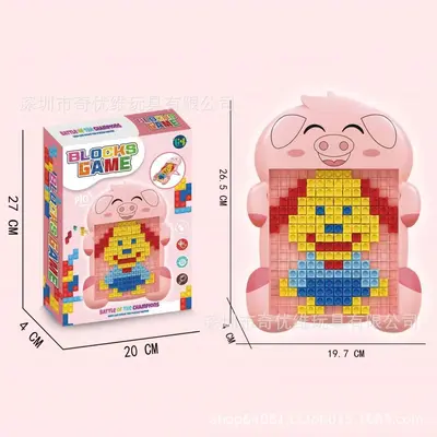 3D Tetris Yapboz, Çocuk Oyuncağı, Eğitici - 10
