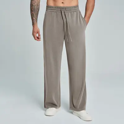 Erkek Modal Spor Pantolon, Nefes Alabilen, Düz Paça, Model 5090 - 10
