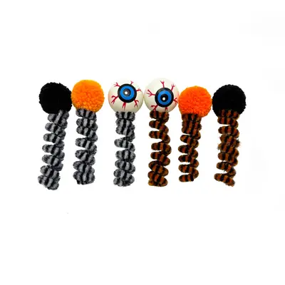 Halloween Spider-Shaped Interactive Cat Toy Set - 7