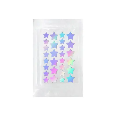 Hydrocolloid Star Acne Patch, Laser Holographic, Waterproof, Portable - 6