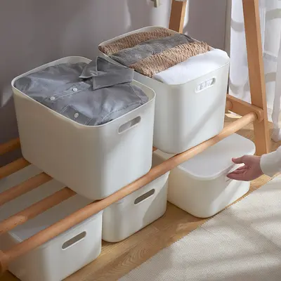 Schreibtisch-Aufbewahrungsbox, Wäschekorb, geschlossenes Design