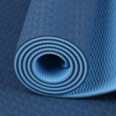 TPE yoga matı 6mm fitness matı çift taraflı doku yoga matı dans matı toptan özel dropshipping - 2