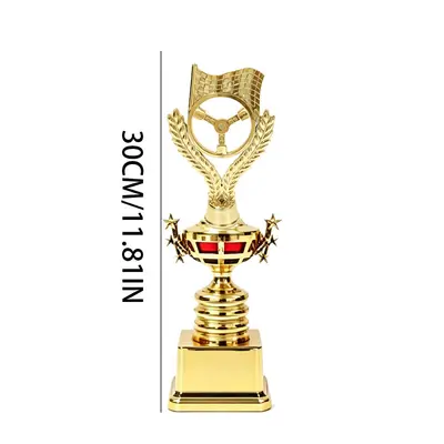 Custom Racing Trophy with Engraving and Logo - 8