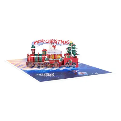 2026 Christmas 3D Pop-Up Greeting Card, Handmade - 6