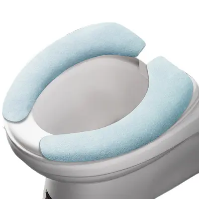 Washable Adhesive Toilet Seat Pad, Electrostatic, All-Season - 6
