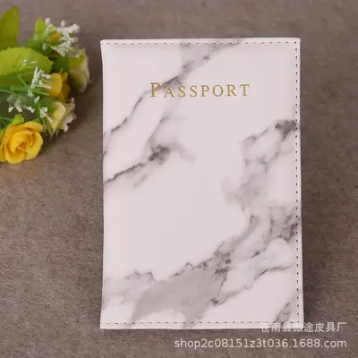 Pasaport çantası, bilet tutucu, mermer pasaport kılıfı, seyahat pasaportu koruyucu kılıf, belge tutucu, karışık parti destekler - 11