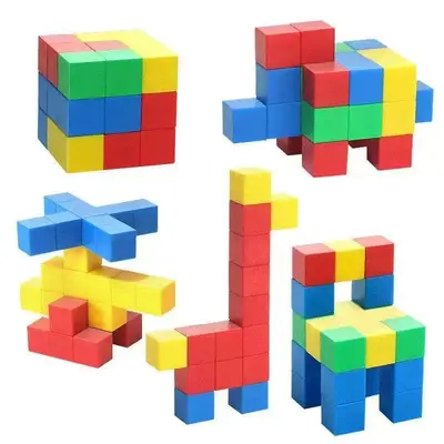 MC Mein Bau-Stein Welt Magnetischer Würfel Puzzle DIY Umweltfreundliches Spielzeug Magnetische Montage Kinder Set Geschenk - 13