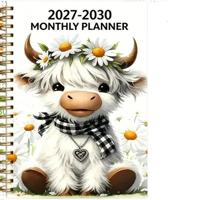 A5 Spiral 2027 Four-Year Planner Notebook with Weekly Schedule - 8