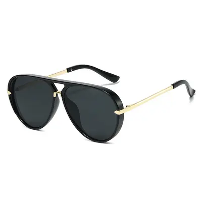 Unisex Double-Bridge Sunglasses, Large Frame, for Driving - 7