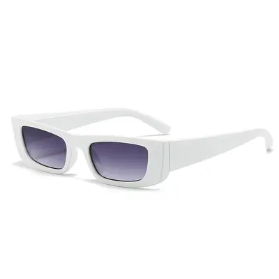 Bunte kleine Trend-Sonnenbrille mit schmaler Fassung, modisch - 7