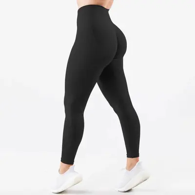 Women's Seamless Jacquard Yoga Leggings, Ultra-Soft, Lifting