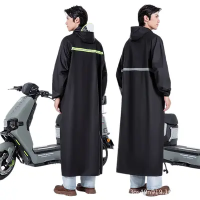 Full Body Raincoat, Thickened Waterproof Poncho for E-Bike and Bicycle Riding