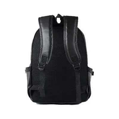 Solid Color Minimalist PU Backpack with Large Laptop Compartment - 3
