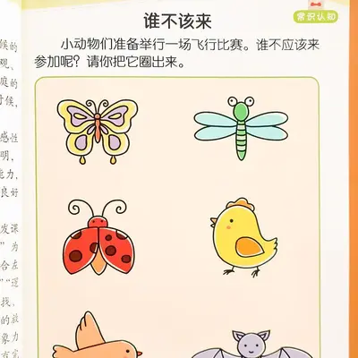 2-3-4-5-6岁儿童全脑思维游戏书幼儿专注力训练左右脑开发益智书
