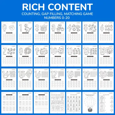 Children's Preschool Handwriting and Drawing Workbook, Pen Control Practice - 3