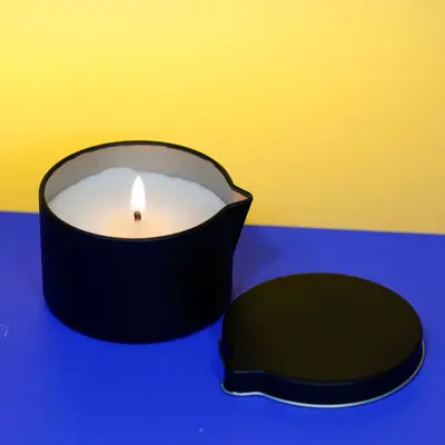 Low-Temperature Massage Candle, Rose Scented Hotel SPA Aromatherapy Candle