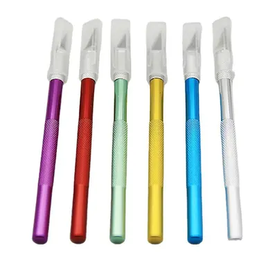 Aluminum Handle Plastic Screw Utility Knife, 500 Pcs per Bag