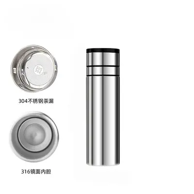 One-Click Open Insulated Tumbler with Tea-Water Separation, Portable - 8