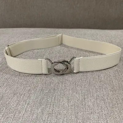 Kadın elastik kemer, 3 cm genişlik, ayarlanabilir - 11