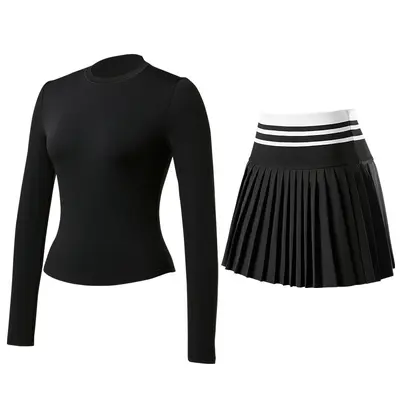 Long-Sleeve Yoga Sports Set, Stretch, Quick-Dry - 7