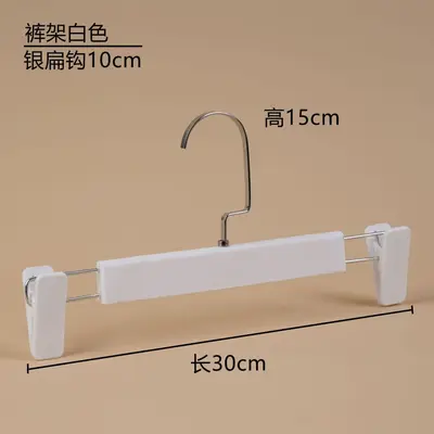 Black Plastic Suit Hanger, Wood-Grain Look, Non-Slip - 11