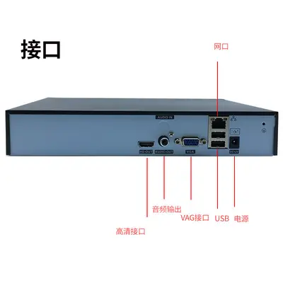 NVR video kaydedici, 32 kanal, 500W, H.265, ağ izleme - 5