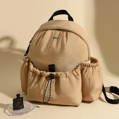 Jiaoxia's new model 2025 lightweight expandable women's backpack travel waterproof outdoor backpack mother bag large capacity - 9
