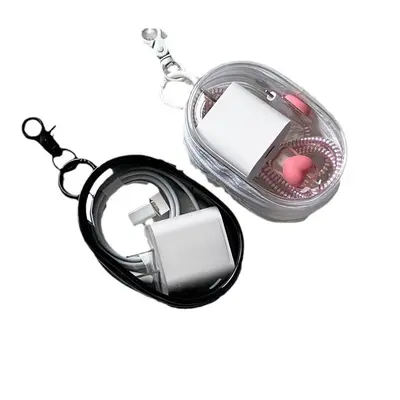 Transparent cable organizer bag, multipurpose for travel - 6