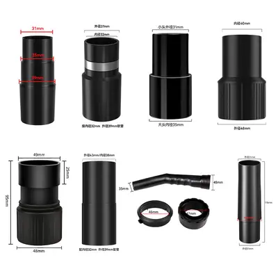 Vacuum Cleaner Adapter Connection Hose, Variable Diameter Industrial Connector - 4