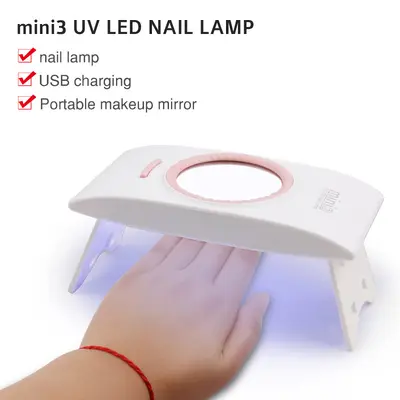 Faltbare tragbare Nagel-UV-Lampe für Gel-Härtung