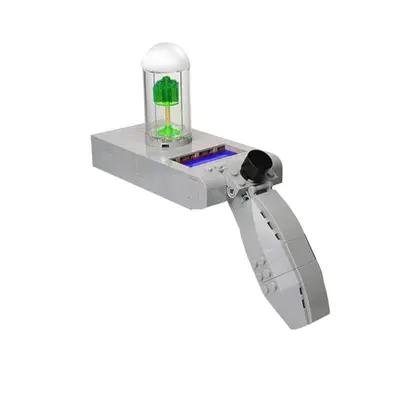 MOC-19873 Rick and Morty Portal Gun Model Building Block Set, Small Pieces