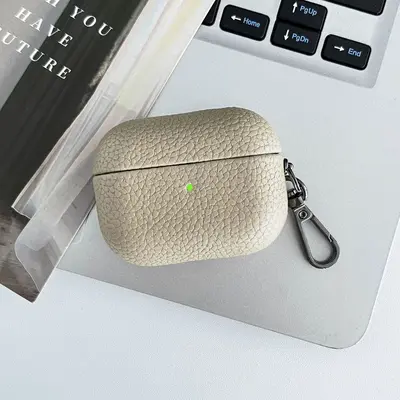 Litchi Pattern Protective Case for AirPods 1/2 and Apple AirPods Pro 3 - 8