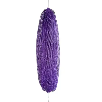 Nylon Exfoliating Bath Scrubber, Long Shower Sponge, Foaming Net - 10