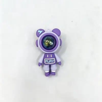 Cartoon Astronaut Keychain and Bag Charm - 9