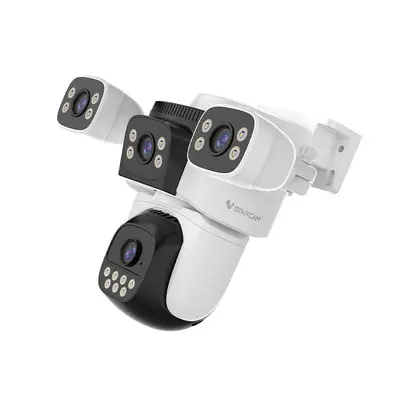 4-Kanal Heimüberwachungskamera 1080P Nachtsicht 360° Wireless - 7