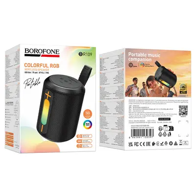 BOROFONE BR109 New Sports Bluetooth Speaker Long Battery Life Wireless Portable Speaker Fabric Design High Sound Quality with Card Slot - 7