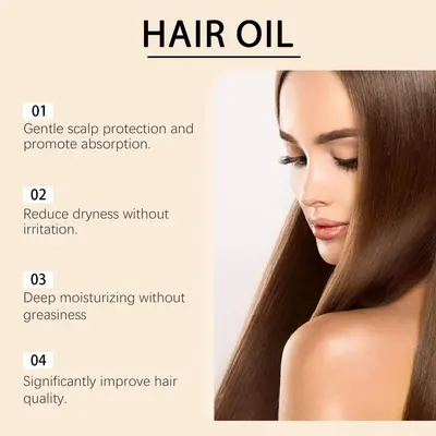 HOEGOA Moisturizing Hair Oil for Natural Volume and Shine
