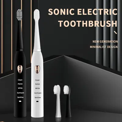 Jianpai Smart Sonic Electric Toothbrush, USB Rechargeable